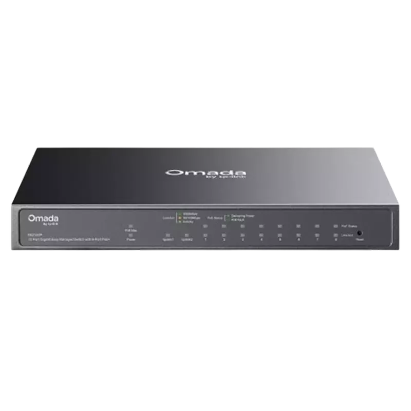 TP-LINK POE SWITCH 08 PORT GIGA +2UPLINK ETHERNET +1 UPLINK SFP COMBO ES210GP