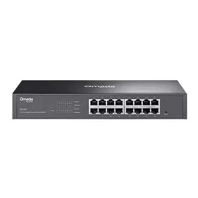 TP-LINK SWITCH 16 PORT GIGABIT EASY MANADED ES216G RACK MOUNT