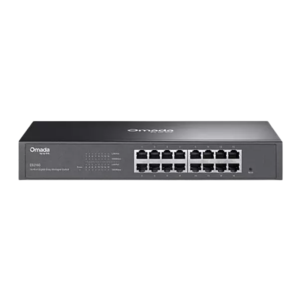 TP-LINK SWITCH 16 PORT GIGABIT EASY MANADED ES216G RACK MOUNT
