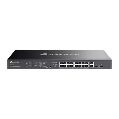 TP-LINK POE SWITCH 16 PORT GIGA +2UPLINK ETHERNET +2UPLINK SFP COMBO ES220GMP