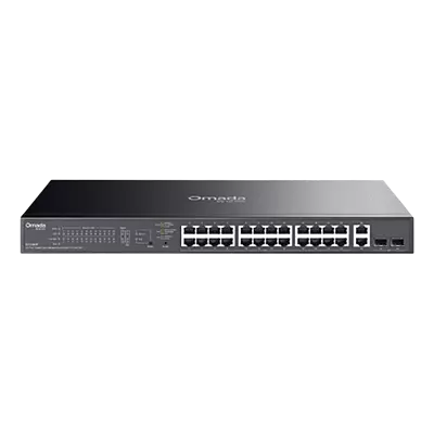 TP-LINK POE SWITCH 24 PORT GIGA +2UPLINK ETHERNET +2UPLINK SFP COMBO ES228GP