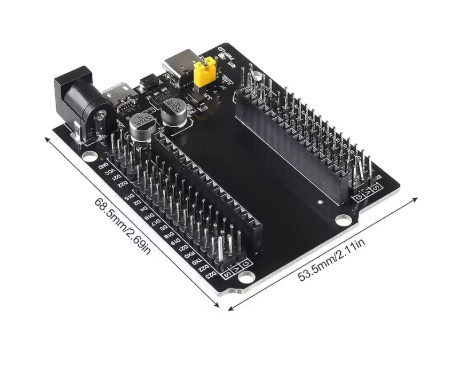 ESP32 30-pin expansion board with Type-C and Micro USB