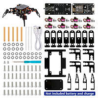 Quadruped Bionic Spider Robot kit with Arduino/ACECode(Scratch)