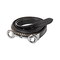 Equestro - Clincher Belt W Snaffle Bit Buckle (Black)