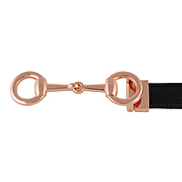 Equestro - Clincher Belt W Snaffle Bit Buckle (Black)
