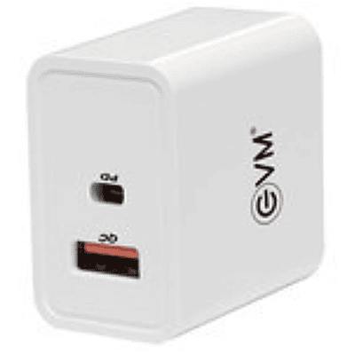 EVM Charger EVM-QC+PD P22 – Quick Charge & Power Delivery | Fast Charging | Compact Design