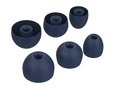 Sony Silicone Ear Tips (3 Pairs) Compatible with WF-C500, LinkBuds S, WF-1000XM4, WF-1000XM5, WF-C700N, WF-SP800N, WF-XB700  Soft Replacement Earbud Tips for Secure