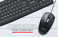 Intex ECO-6 Wired USB Optical Mouse Plus | High Precision, Ergonomic Design, Plug & Play USB 2.0, Compatible with Laptop, Desktop & PC (Black)