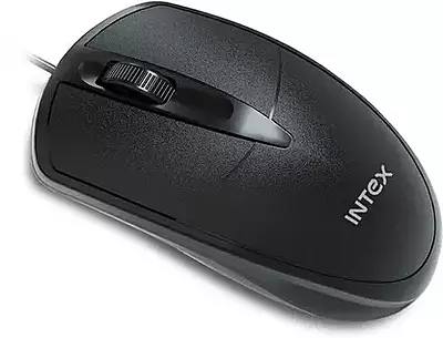Intex Eco-6 Plus Wired Optical Mouse – USB, Ergonomic, Plug & Play