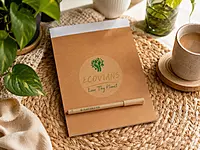 Conference stationery kit with kraft seed pen for sustainable corporate events Conference stationery kit with kraft seed pen for sustainable corporate events