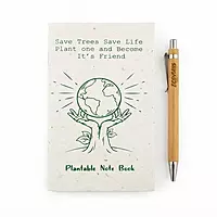 Plantable notepad and bamboo pen eco-friendly event kit Plantable notepad and bamboo pen eco-friendly event kit