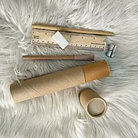 eco friendly stationery gift set packed in recycled kraft paper tube box eco friendly stationery gift set packed in recycled kraft paper tube box