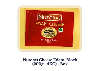 Nutoras Cheese Edam  Block (200g - 4KG)