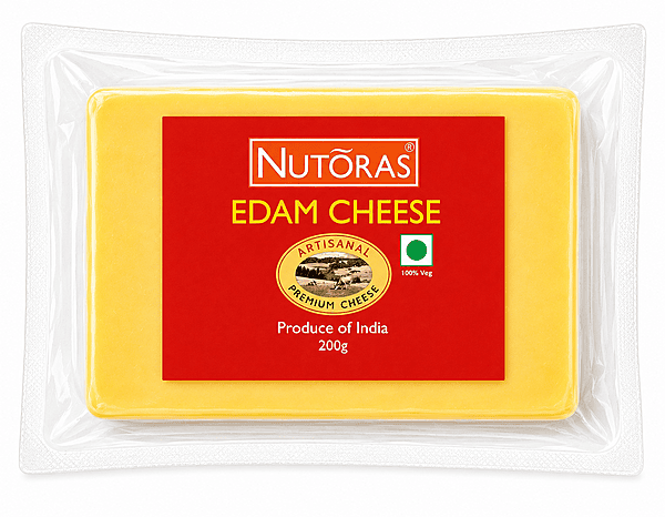 Nutoras Cheese Edam Block 200G Nutoras Cheese Edam Block 200G