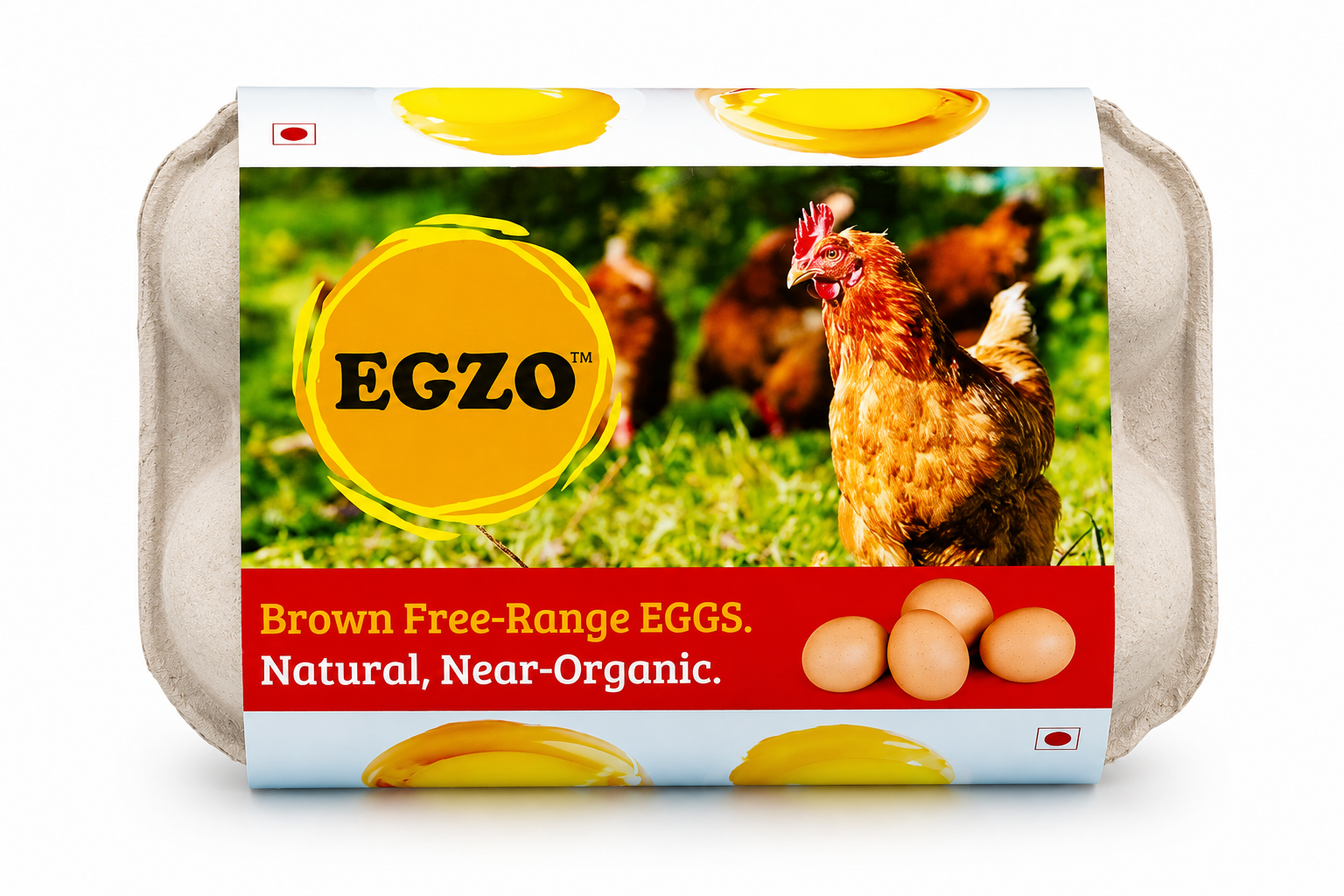 EGZO Free Range Brown Eggs 6pcs EGZO Free Range Brown Eggs 6pcs