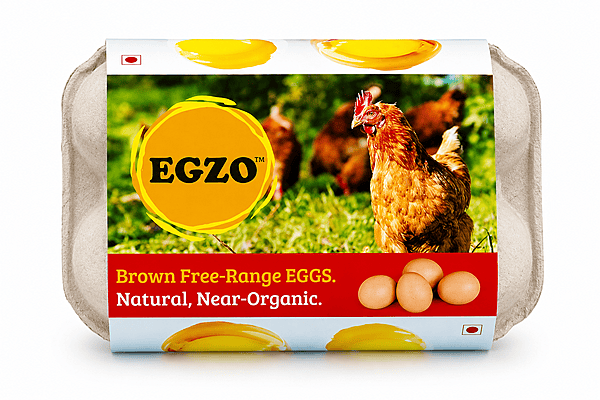 EGZO Free Range Brown Eggs 6pcs EGZO Free Range Brown Eggs 6pcs