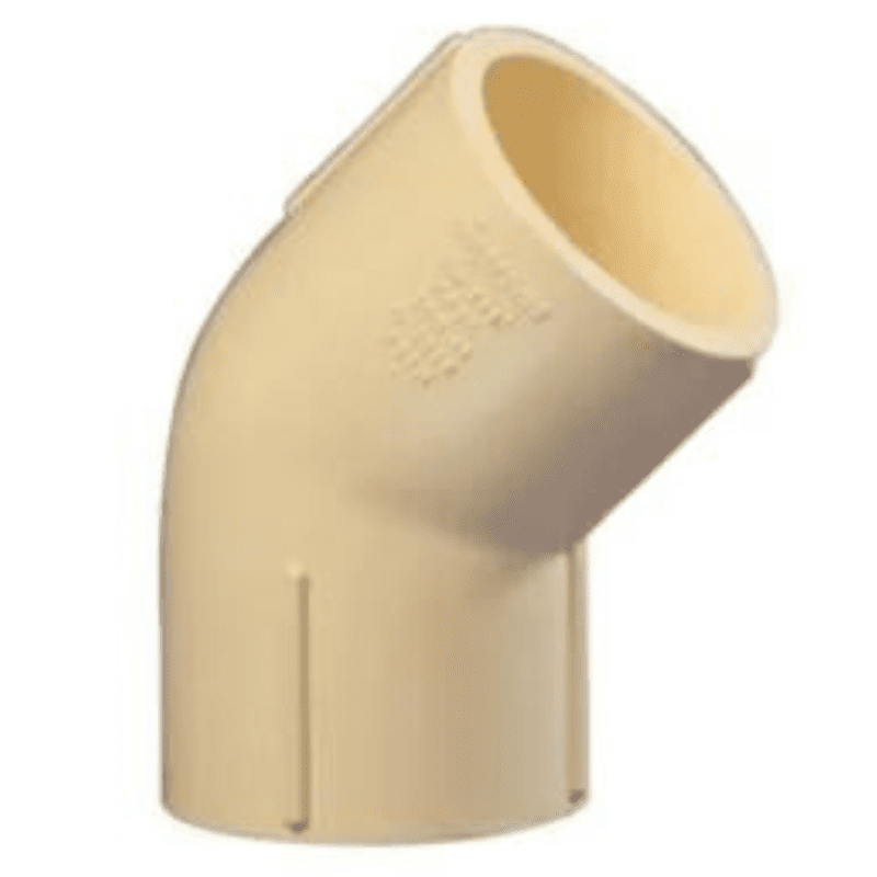 Elbow 45 Degree, 100mm, 4(Inch), Life Line C-PVC Hot and Cold Water System 