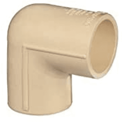 Elbow 90 Degree, 15mm, 1/2(Inch), Life Line C-PVC Hot and Cold Water System 