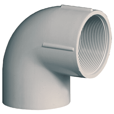 Elbow Threaded (PVC), 25 mm, 3/4" Inch, Agriculture PVC Fittings