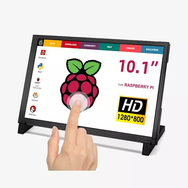 Elecrow 10.1 inch IPS 1280×800 Touchscreen Display Monitor with Acrylic Case