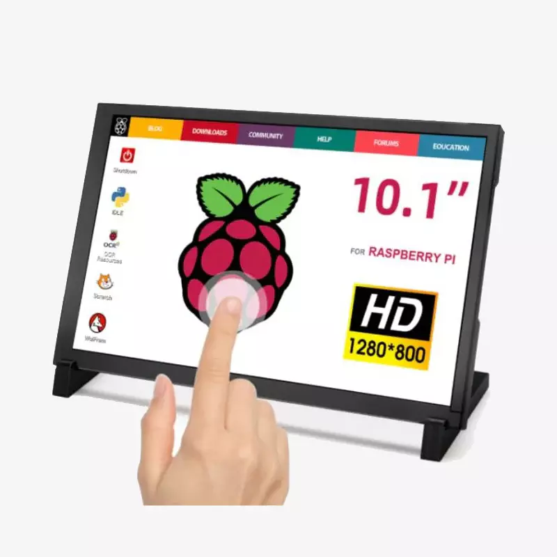 Elecrow 10.1 inch IPS 1280×800 Touchscreen Display Monitor with Acrylic Case