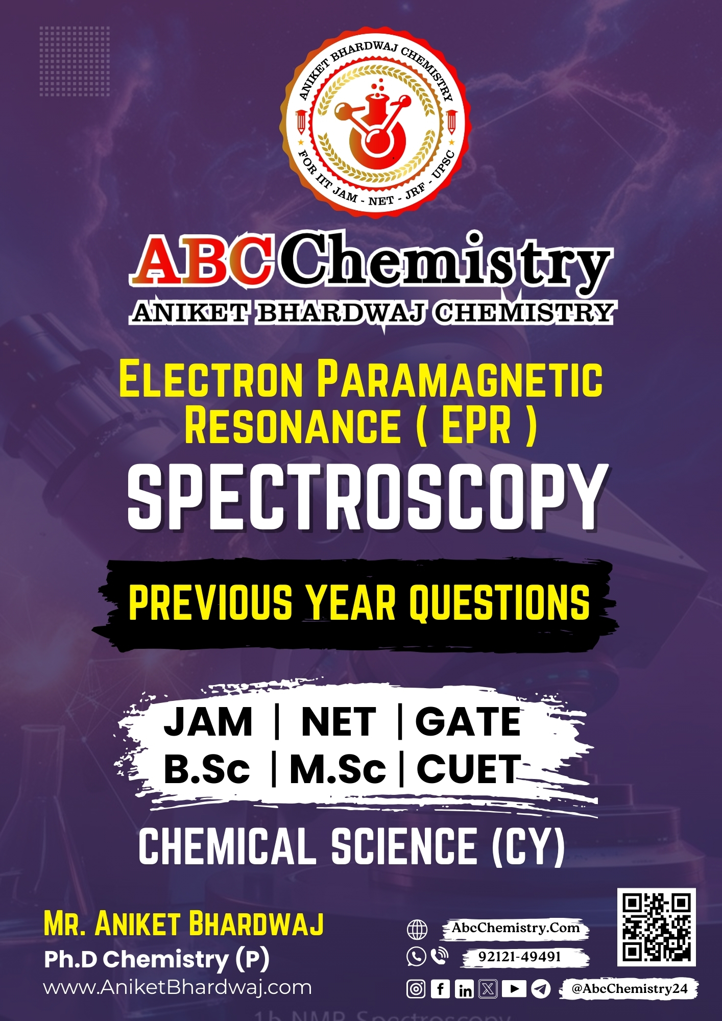 Electron Paramagnetic Resonance ( EPR ) Study Material
