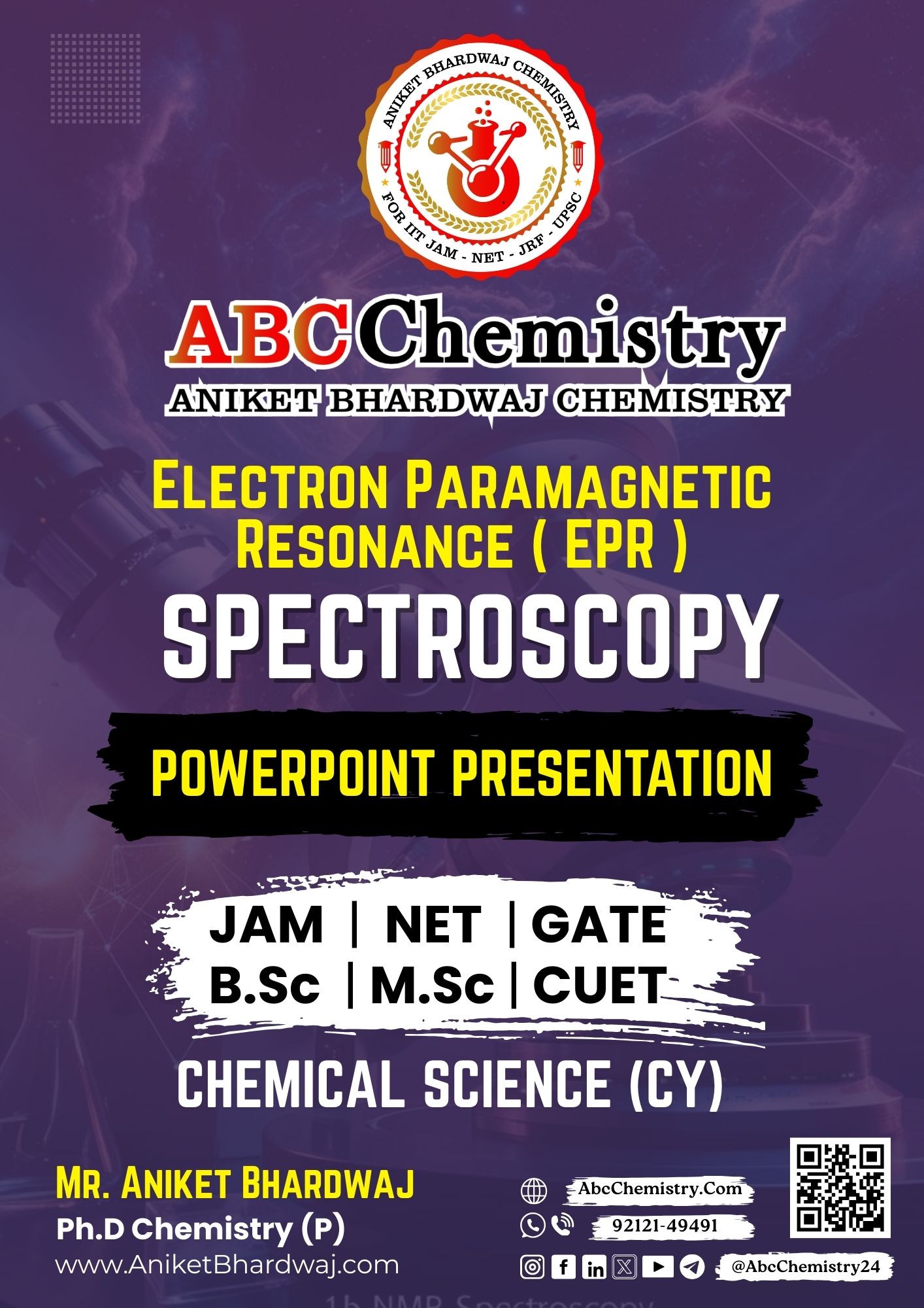 Electron Paramagnetic Resonance ( EPR ) Study Material