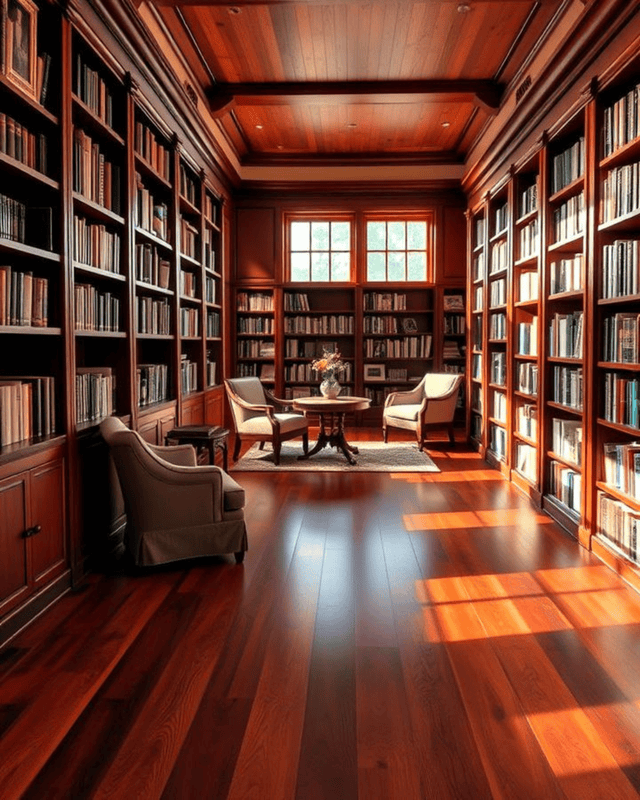 Elegant Home Library