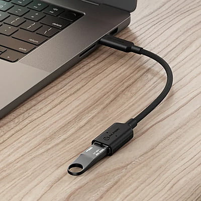 Elements Pro USB-C (Male) to USB-A (Female) Adapter | ELPCAA-BK Elements Pro USB-C (Male) to USB-A (Female) Adapter | ELPCAA-BK