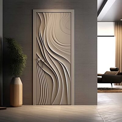 3D HDHMR Door with Deco Paint