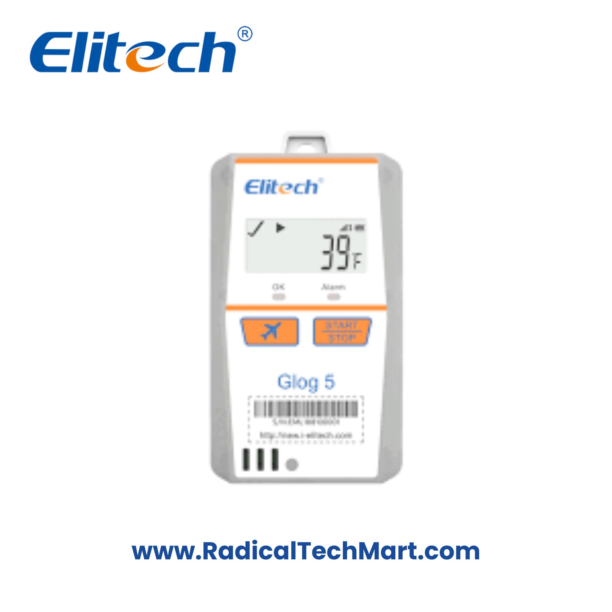 Elitech Glog-5TH 4G IoT Temperature & Humidity Data Logger with Shadow Recording