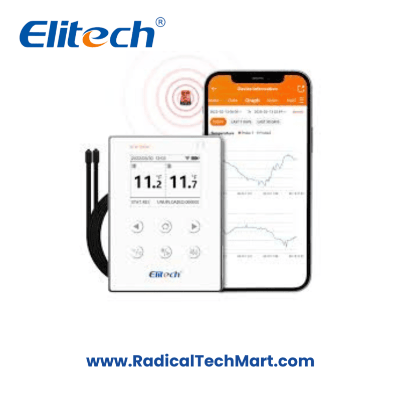 Elitech RCW 800W TDE WiFi Temperature & Humidity Data Logger with External Sensor