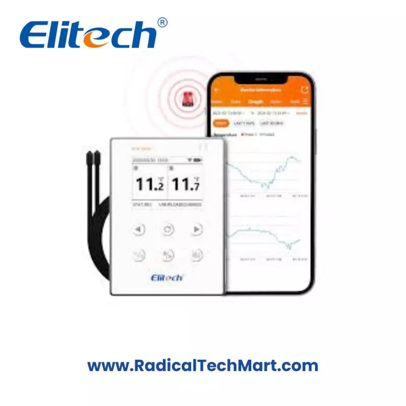 Elitech RCW 800W TDE WiFi Temperature & Humidity Data Logger with External Sensor
