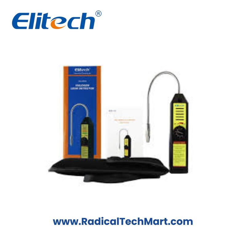 Elitech WJL-6000 Portable Freon Leak Detector with Carry Bag