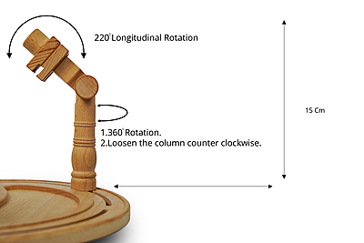 Embroidery Hoop Stand- Moon Bay
