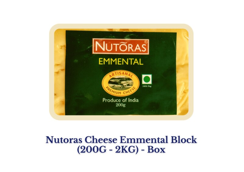 Nutoras Cheese Emmental Block (200G - 2KG) Nutoras Cheese Emmental Block (200G - 2KG)