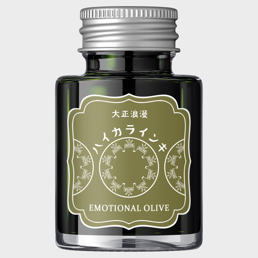 Guitar Taisho Roman Haikara Inki Emotional Olive