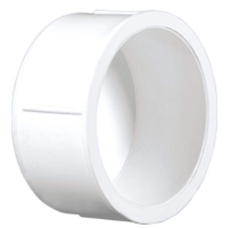 End Cap (Plain), 100mm, 4(Inch), Supreme Aqua Gold uPVC High Pressure Plumbing System