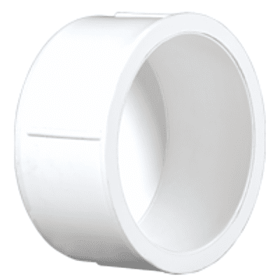 End Cap (Plain), 80mm, 3(Inch), Supreme Aqua Gold uPVC High Pressure Plumbing System