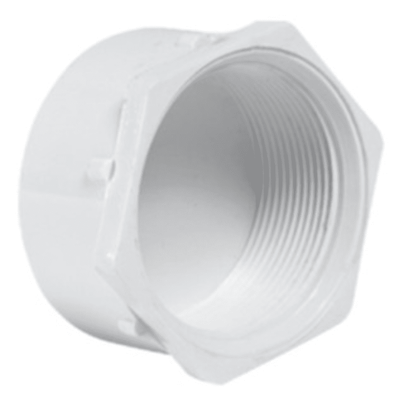 End Cap (Threaded), 40mm, 1-1/2(Inch), Supreme Aqua Gold uPVC High Pressure Plumbing System