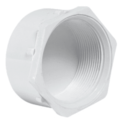 End Cap (Threaded), 50mm, 2(Inch), Supreme Aqua Gold uPVC High Pressure Plumbing System