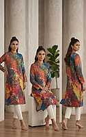 The Celestial Flame Kurti