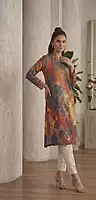The Celestial Flame Kurti