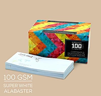 Envelopes: 9.5 x 4.5 -Printed on 100 gsm Super White Alabaster