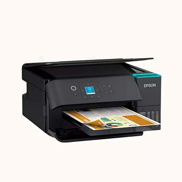 Epson L4360 : Cost-Effective Wi-Fi MFP A4 Colour Duplex Printer with LCD Display., Black