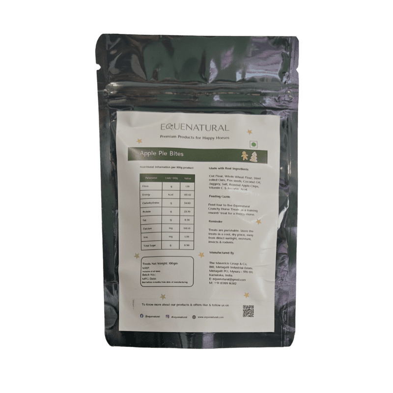 Equenatural Crunchy Horse Treats - Apple Pie Bites