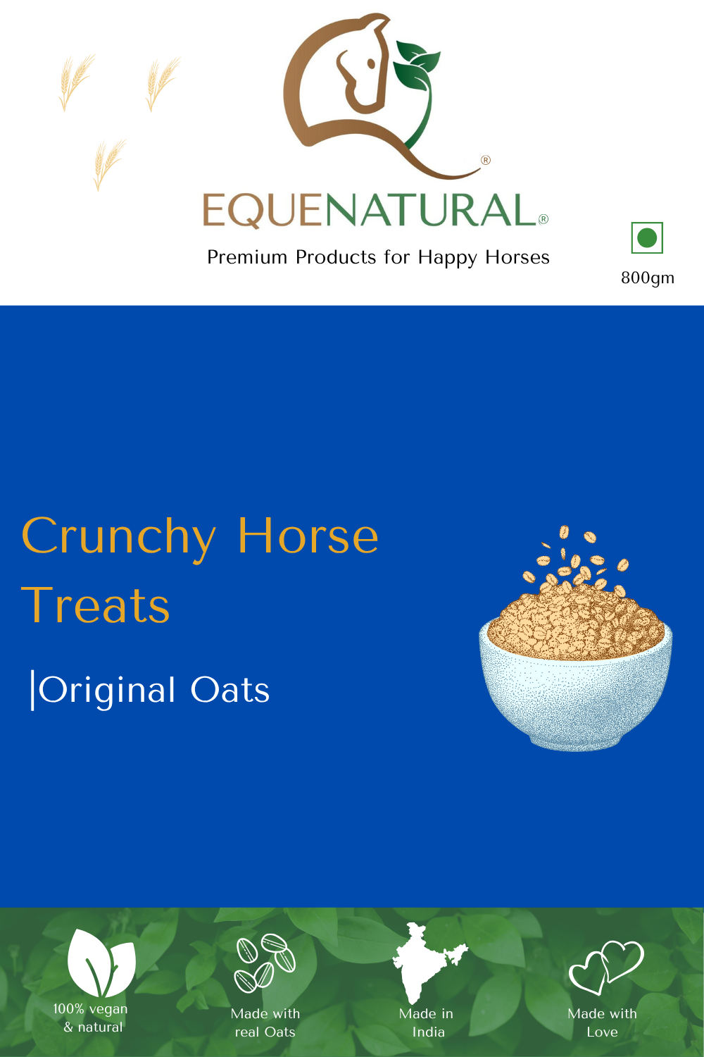 Equenatural Crunchy Horse Treats - Original Oats
