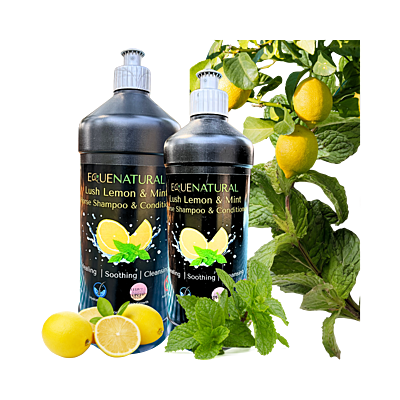 Equenatural Shampoo and Conditioner Lush Lemon and Mint