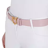 Equestro Belt - Double Face Smooth Leather (Pink-White)