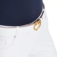 Equestro Belt - Double Face Smooth Leather (Pink-White)